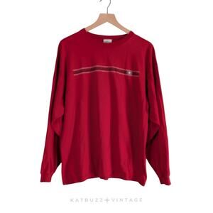 Vintage University Of Georgia T Shirt L Red Long Sleeve UGA Bulldogs 90S USA